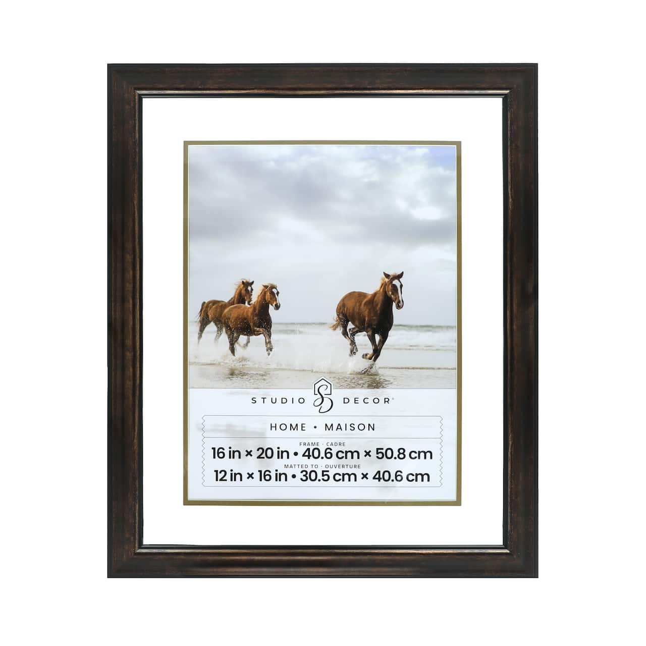 6 Pack: Home Bronze Frame with Double Mat by Studio Décor®
